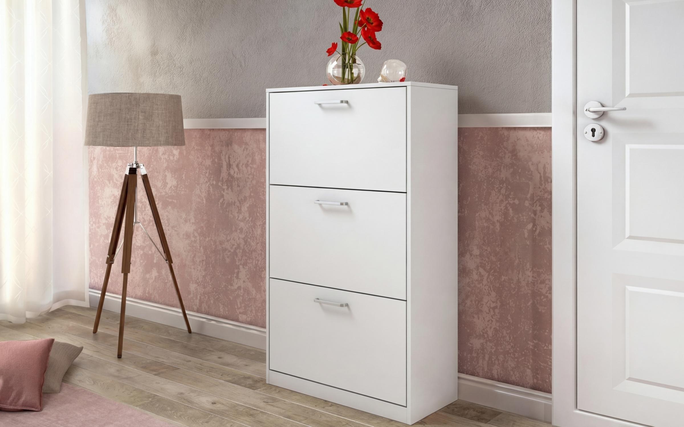 Shoe cabinet Beko 3, white  1